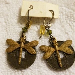 Dragonfly earrings